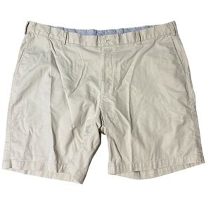 Peter Millar Pale Khaki Flat-Front Shorts